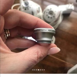 Infant optics double camera and WA lens